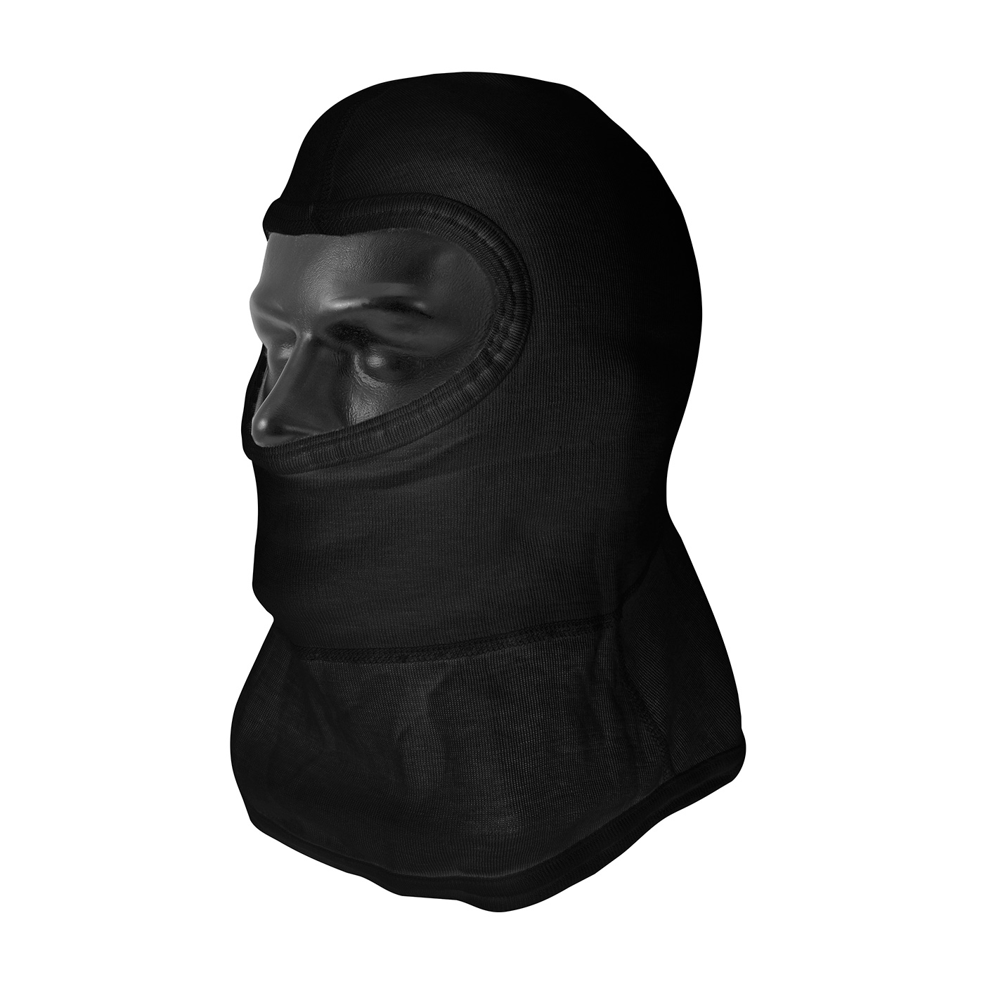 DoubleLayer Straight Cut Black Nomex® Hoods Flame Retardant